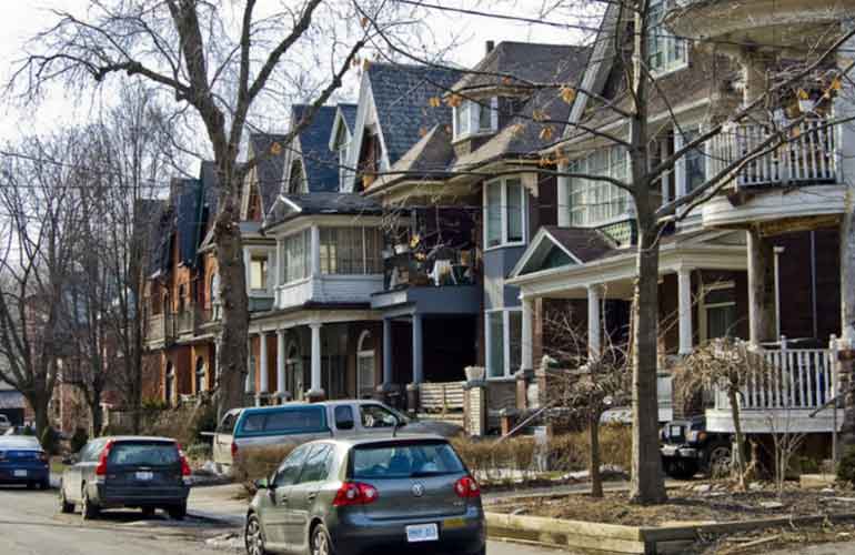decline of property values in Canada