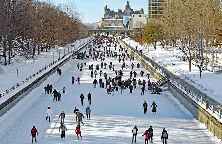 بازگشایی Rideau Canal بزرگترین پیست اسکی طبیعی در کانادا !